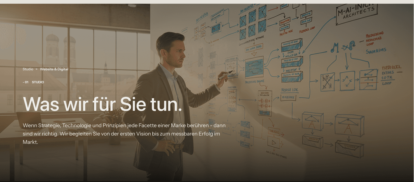 Was wir für Sie tun – TMA Studio